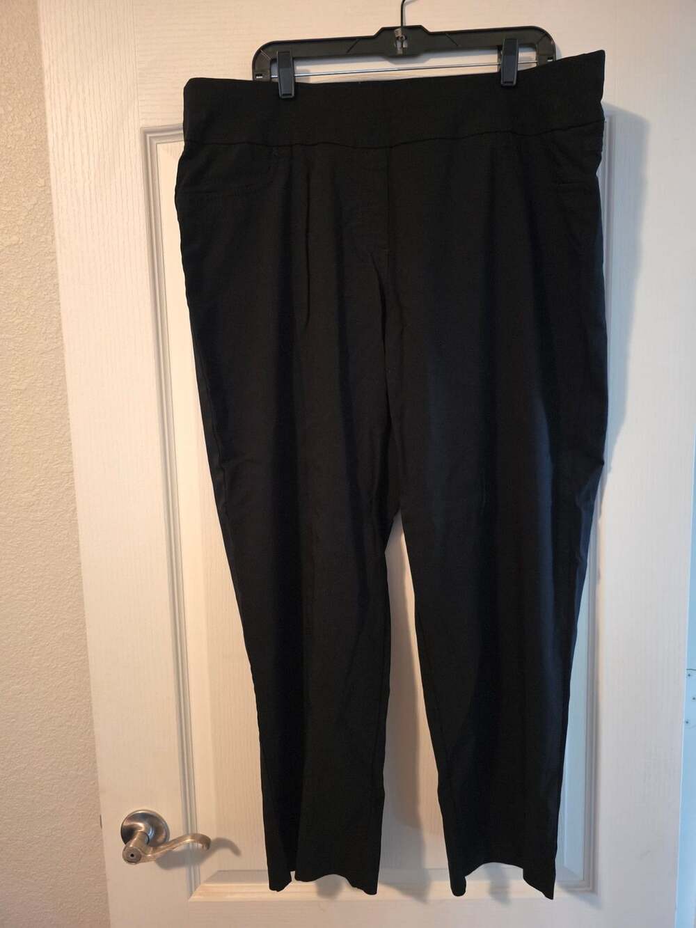 Ruby Rd Woman Black Pull On Casual Pants Size 22W Style 14690